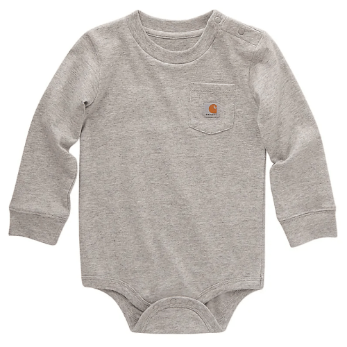 Kids' Long-Sleeve Pocket Bodysuit