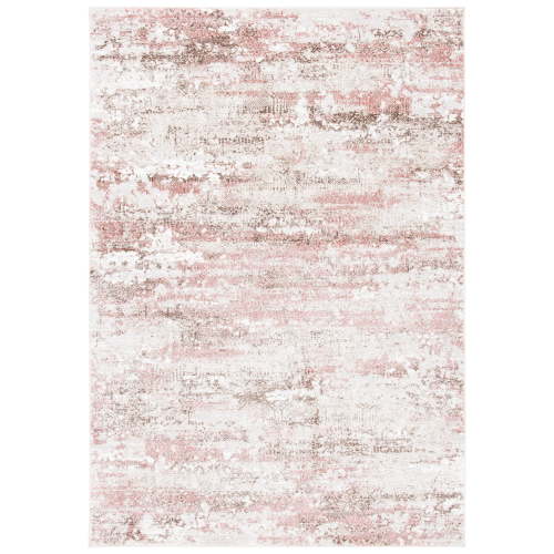 SAFAVIEH Meadow Beulah Abstract Area Rug, Beige/Pink, 6' x 9'
