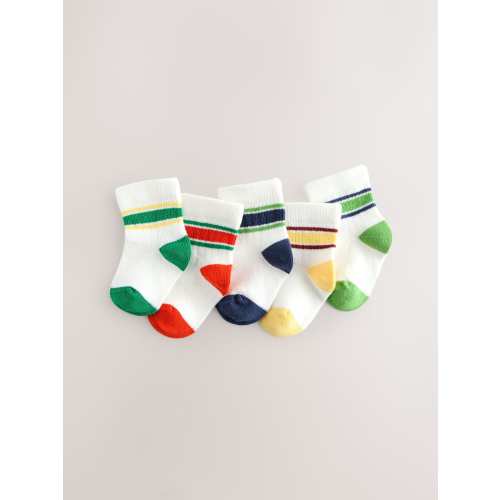 NEXT White Baby Socks 5 Pack