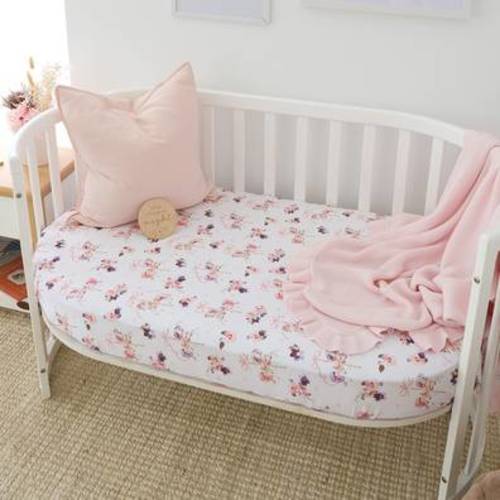 Fairy Garden Organic Fitted Cot Sheet | Snuggle Hunny