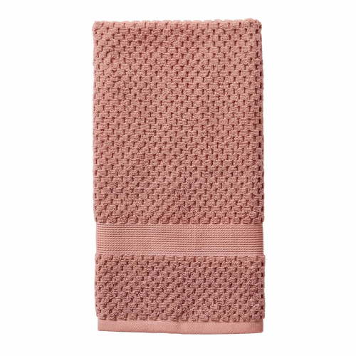 Better Homes & Gardens Signature Soft Popcorn Texture Hand Towel, Old Rose