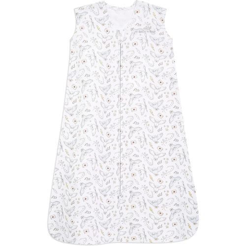 HALO SleepSack, 100% Cotton Wearable Blanket, Swaddle Transition Sleeping Bag, TOG 0.5, Harry Potter Messenger, Medium, 6-12 Months