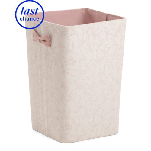 Fabric Laundry Hamper With Bow Handles | Office & Storage | Marshalls
