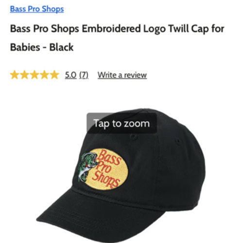 Bass Pro Shops Embroidered Logo Twill Cap for Babies | Bass Pro Shops
