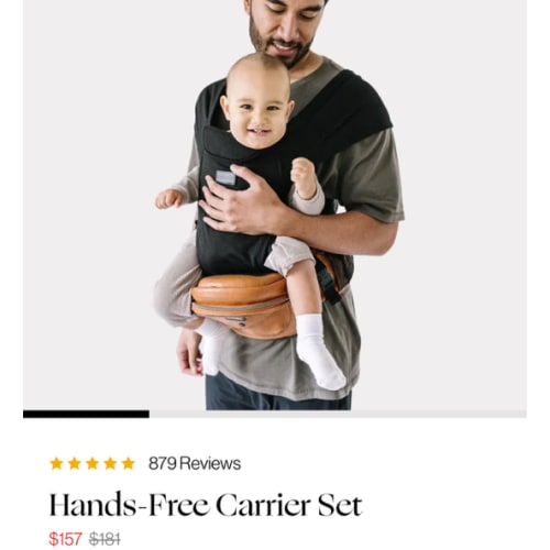 Hands-Free Carrier Set