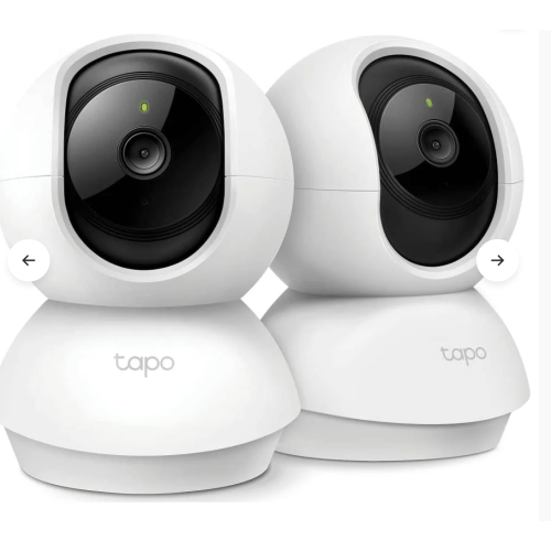 Pan/Tilt 2K Indoor Security Camera 2 Pack, Tapo C210P2