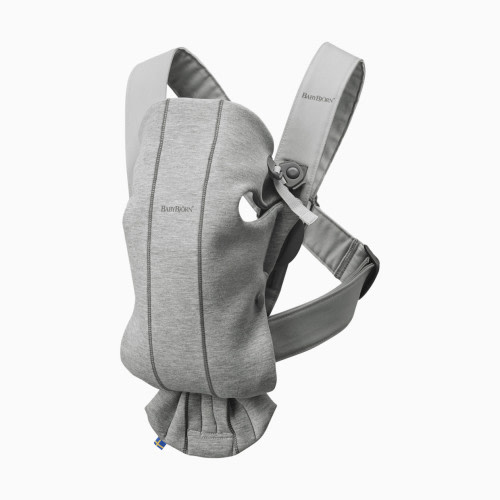 BabyBjörn Baby Carrier Mini - Light Grey 3 D Jersey