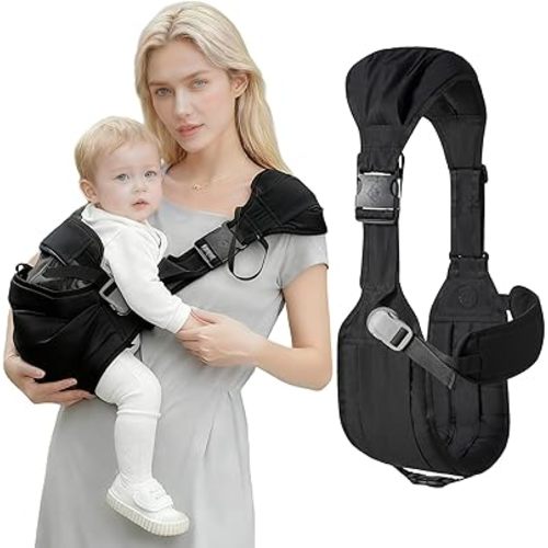 Baby Sling Carrier,Baby Carrier Newborn to Toddler,Adjustable Lightweight Toddler Carrier 25-60 lbs,Ideal for Home,Shopping,and Travel