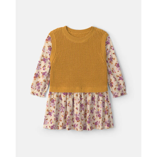 Baby Girl 2-Piece Floral Long-Sleeve Dress Set - OshKosh B'gosh | Carter's