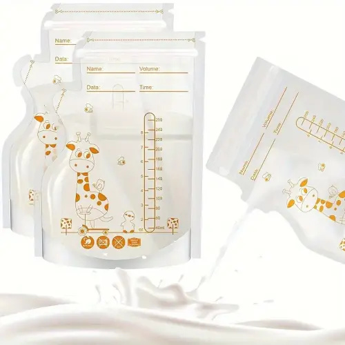 giraffe style breast milk kitchen disposable storage bag - Temu