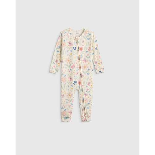 Bamboo One Piece Pajama - Baby in Wildflower Dreams