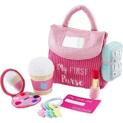 Mud Pie Children's My First Purse Plush Set