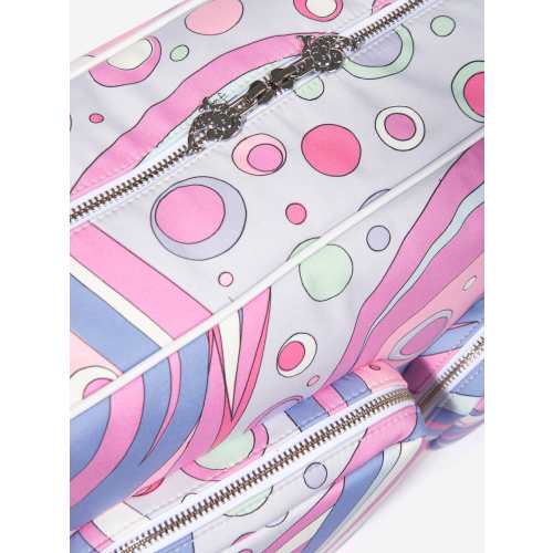 PUCCI PUCCI Baby Fontane Print Changing Bag in Pink (38cm) | Childsplay Clothing