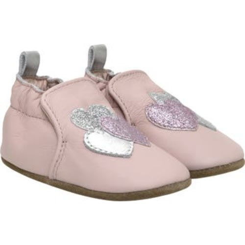Heart Sparkle Crib Shoe, 12-18 Months