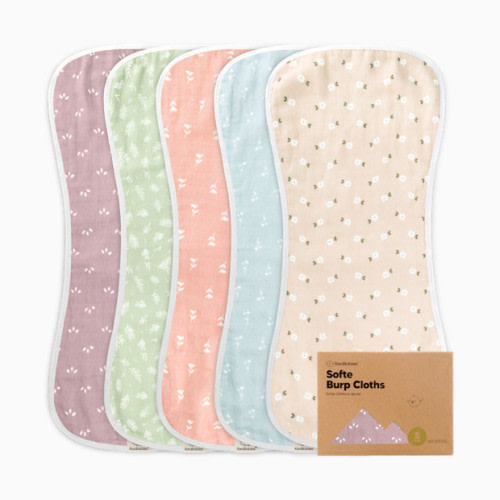 Softe Muslin Baby Burp Cloth - Blooms