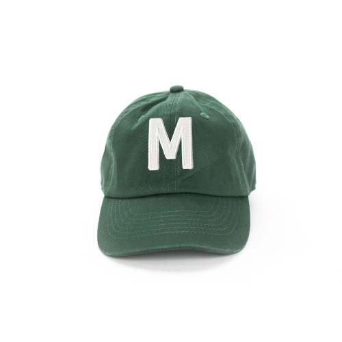 Hunter Green Letter Baseball Hat