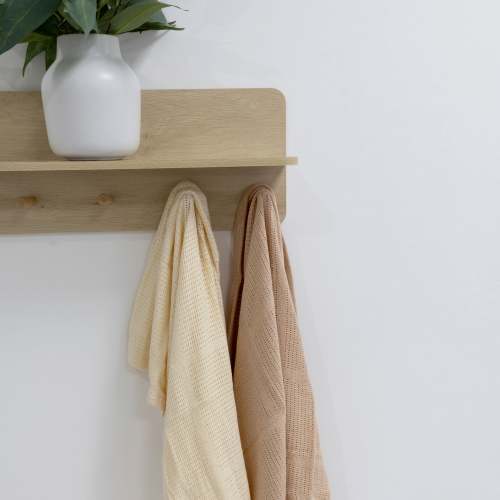 Nordic 2pk Cellular Blanket Vanilla/Latte