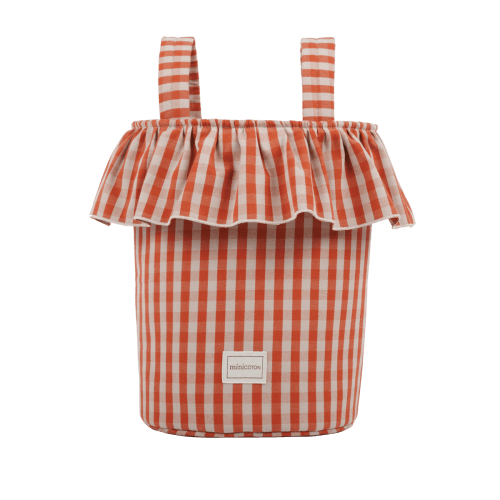 Basket Vichy - Rose + Red · Minicoton