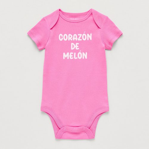 Okie Dokie Baby Girls Crew Neck Short Sleeve Rib Bodysuit, Color: Popular Pink - JCPenney