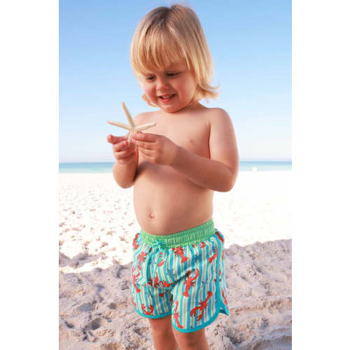 Boy's Swim Trunks | Pinch Me Blue