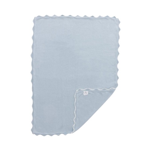 Scallop Trim Baby Blanket