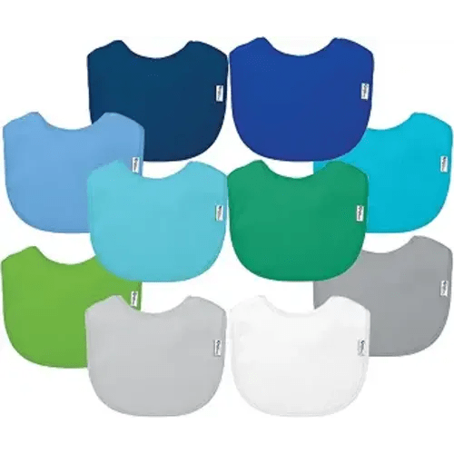 Waterproof Everyday Bibs (10 pack) by green sprouts