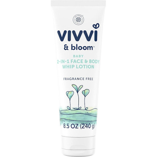 VIVVI & BLOOM 2-in-1 Baby Lotion, Face and Body, for Delicate & Sensitive Baby Skin