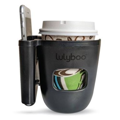 Lulyboo Stroller Cup and Phone Holder - Black