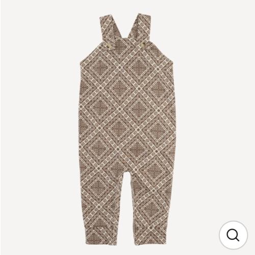country cuffed jumpsuit | stone bandana | organic cotton jersey