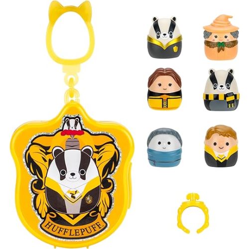 Squish-a-longs “Harry Potter” Clip-a-Longs Mini-Squish Hufflepuff Multipack