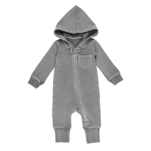Mist | Organic Cozy Zipper Romper – L'ovedbaby
