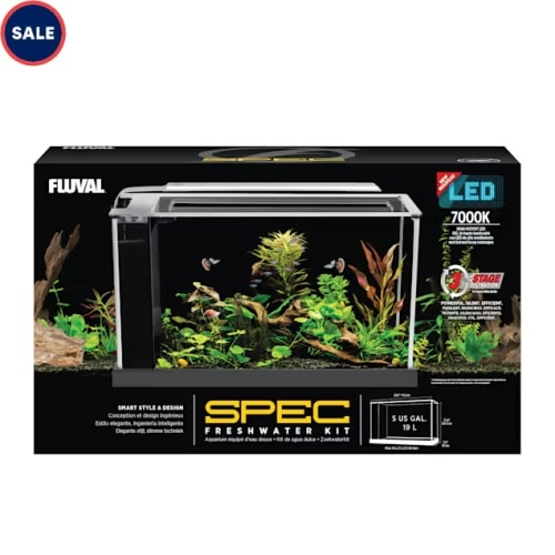 Fluval Black Spec V Aquarium Kit, 5 Gallon | Petco