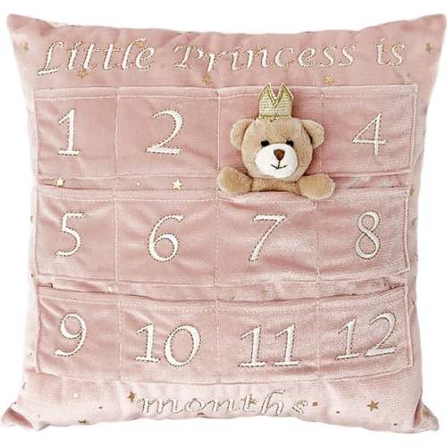 Princess First Year Pillow & Crown Gift Set, Pink - MON AMI | Maisonette