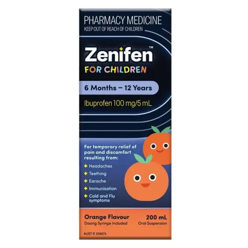 Chemist Warehouse Zenifen For Children 6 months -12 years 200ml