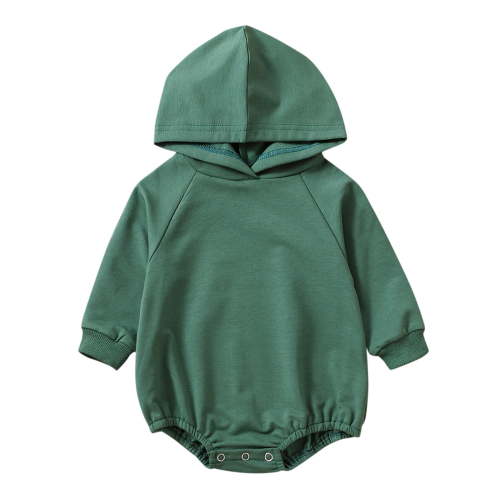 XAOWF Boys Long Sleeve Romper Solid Color Loose Fit Soft Comfortable Casual Fashion Sweatshirt Bodysuits Baby Boy Girl Clothes Bodysuit Cute Onesie 12-18 Months