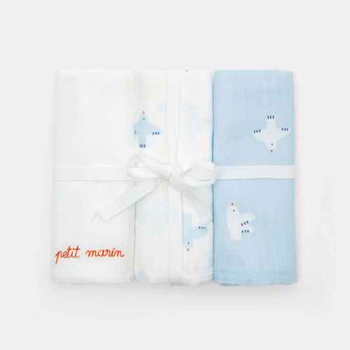 Set of 3 swaddling cloths