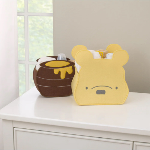 Disney Winnie the Pooh and Hunny Pot Yellow and Brown Two Piece Felt S – NoJo Baby & kids