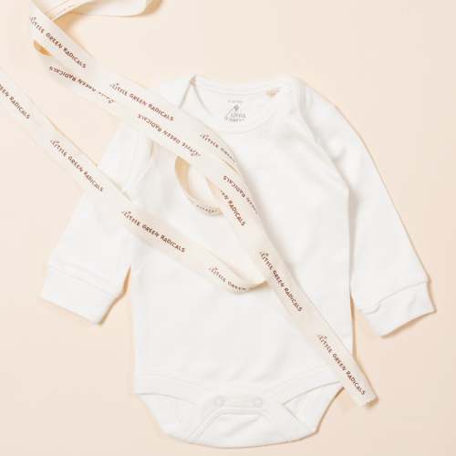 Natural Long Sleeve Baby Body - Single