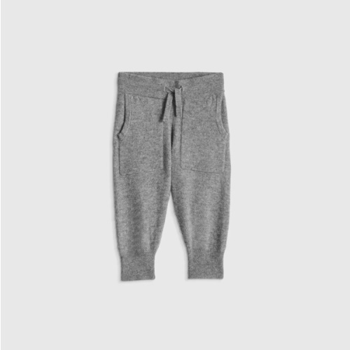 Washable Cashmere Jogger - Baby in Heather Grey