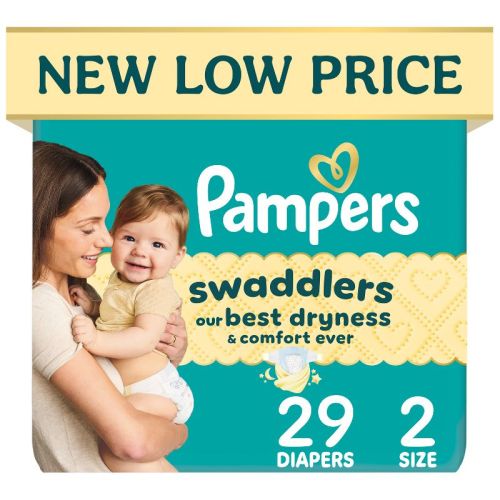 Pampers Swaddlers Sensitive Disposable Diapers - Size 2 - 29ct