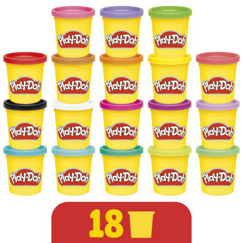 Play-Doh, Arts & Crafts Set, 18 Pack, Imagine Anything for Kids 2+