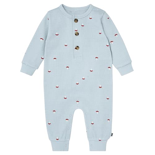Modern Moments by Gerber unisex-baby Long Sleeve Long Leg Slouch Romper