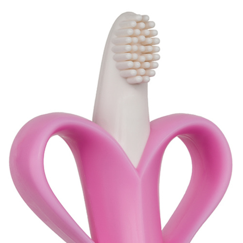 Pink Infant Toothbrush - Baby Banana