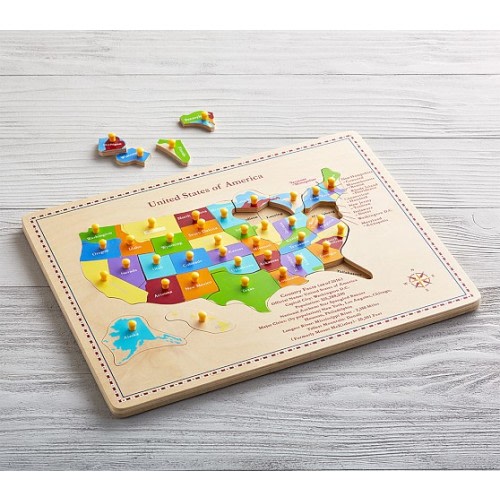 USA Map Puzzle | Pottery Barn Kids
