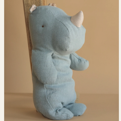 Maileg Rhino, Medium - Dusty Blue– Odin Parker