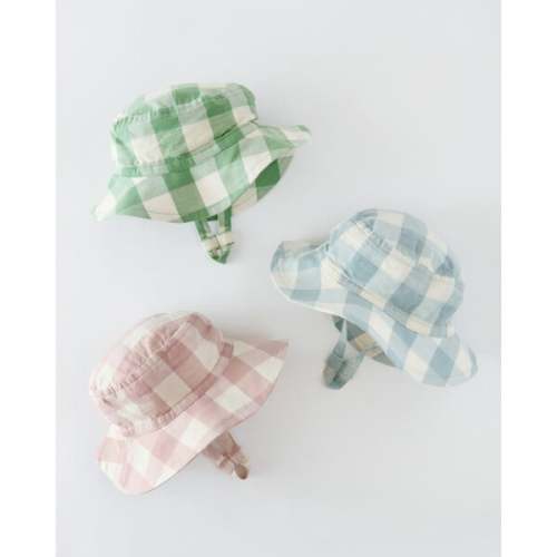 Checkmate Bucket Hat, Checkmate Pond - Pehr | Maisonette