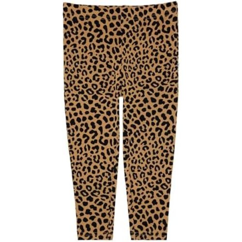 Little Sleepies Leggings for Girls, Soft Viscose from Bamboo, Toddler Leggings, Stretchy Girls Clothes, Sizes 6M - 6Y