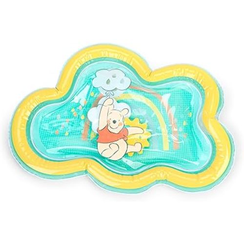 Bright Starts Disney Baby Winnie The Pooh Once Upon a Water Mat, Blue, Unisex, Newborn +
