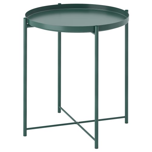GLADOM Tray table - dark gray-green 17 1/2x20 5/8 "