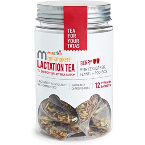 Munchkin Milkmakers Lactation Tea, Berry, 12 Count
